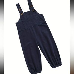 🌸- Navy Blue Kids Overalls